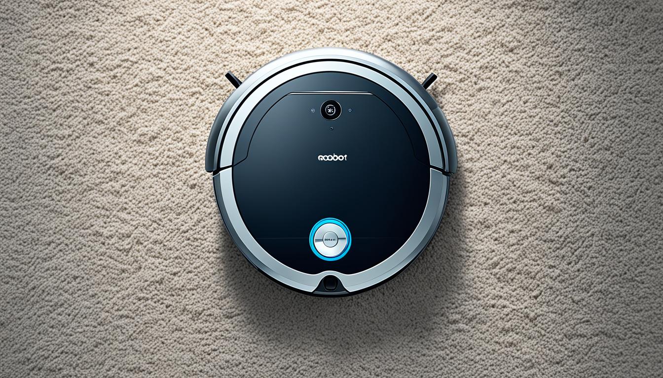 An image showcasing the top 7 best robot vacuum cleaners in India for 2024. The robots are shown in action on different types of flooring, such as carpet, hardwood, and tile. Each robot is labeled with its name and standout features, such as suction power, maneuverability, and battery life. Add a contrasting background color to make the robots pop.